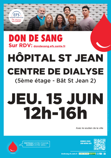 Don du sang 15 juin